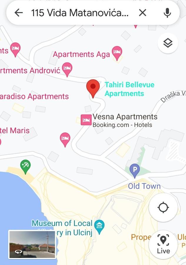 Tahiri Bellevue Apartments Улцинь Экстерьер фото